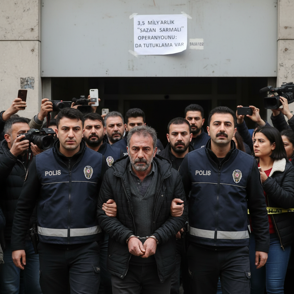 35 milyarlik Sazan Sarmali operasyonu Samsunda da tutuklama var gemini