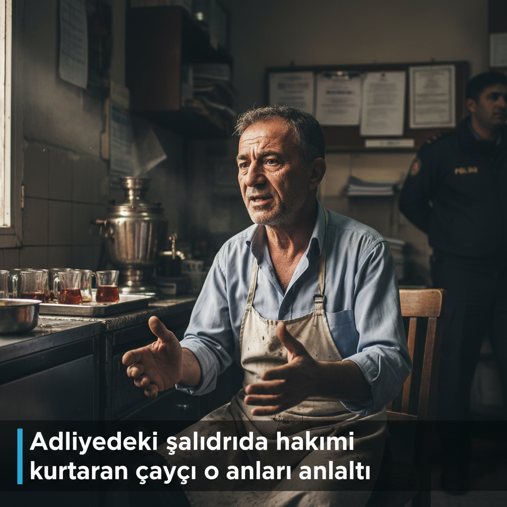 Adliyedeki saldirida hakimi kurtaran cayci o anlari anlatti gemini