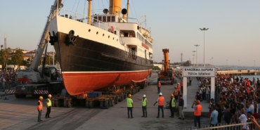 Bandirma Vapuru Tutun Iskelesine tasiniyor Samsunda dev proje gemini