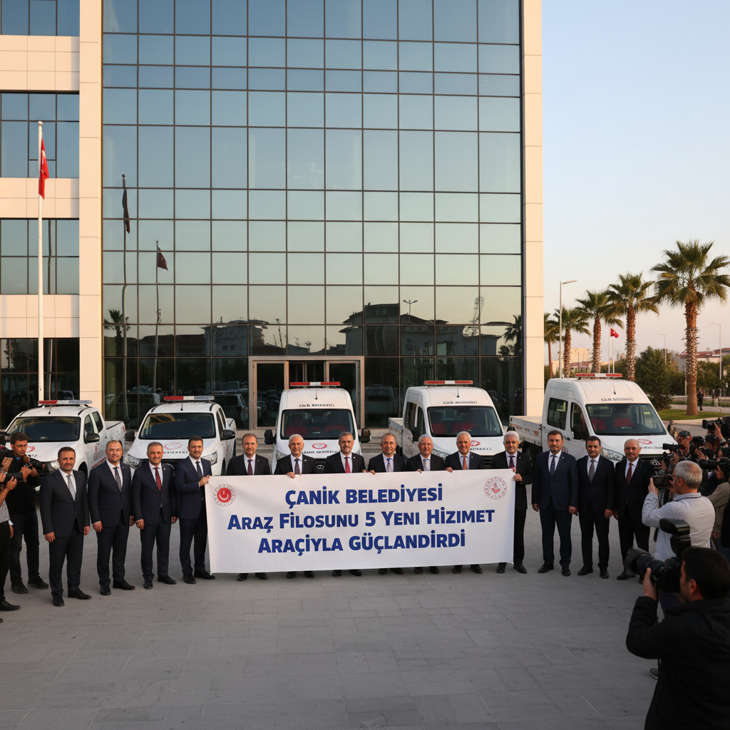 Canik Belediyesi Arac Filosunu 5 Yeni Hizmet Araciyla Guclendirdi gemini