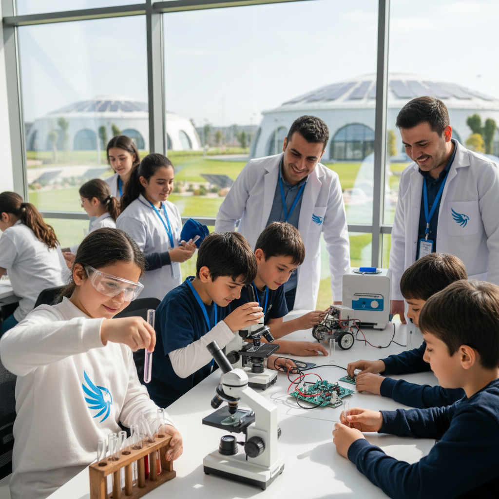 Canik Ozdemir Bayraktar Kesif Kampusunde Bilim Dolu Tatil gemini