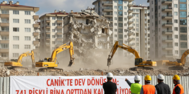 Canikte Dev Donusum 741 Riskli Bina Ortadan Kaldiriliyor gemini