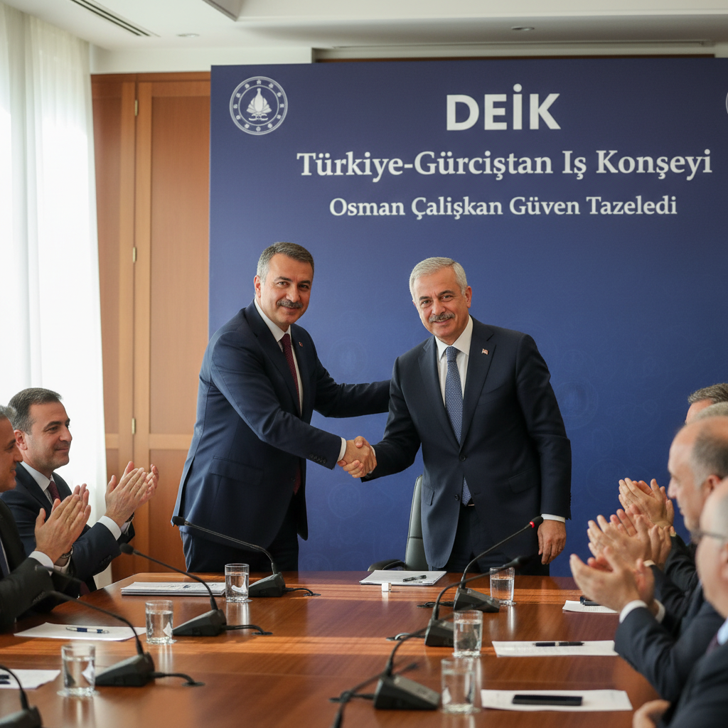 DEIK Turkiye Gurcistan Is Konseyinde Osman Caliskan Guven Tazeledi gemini