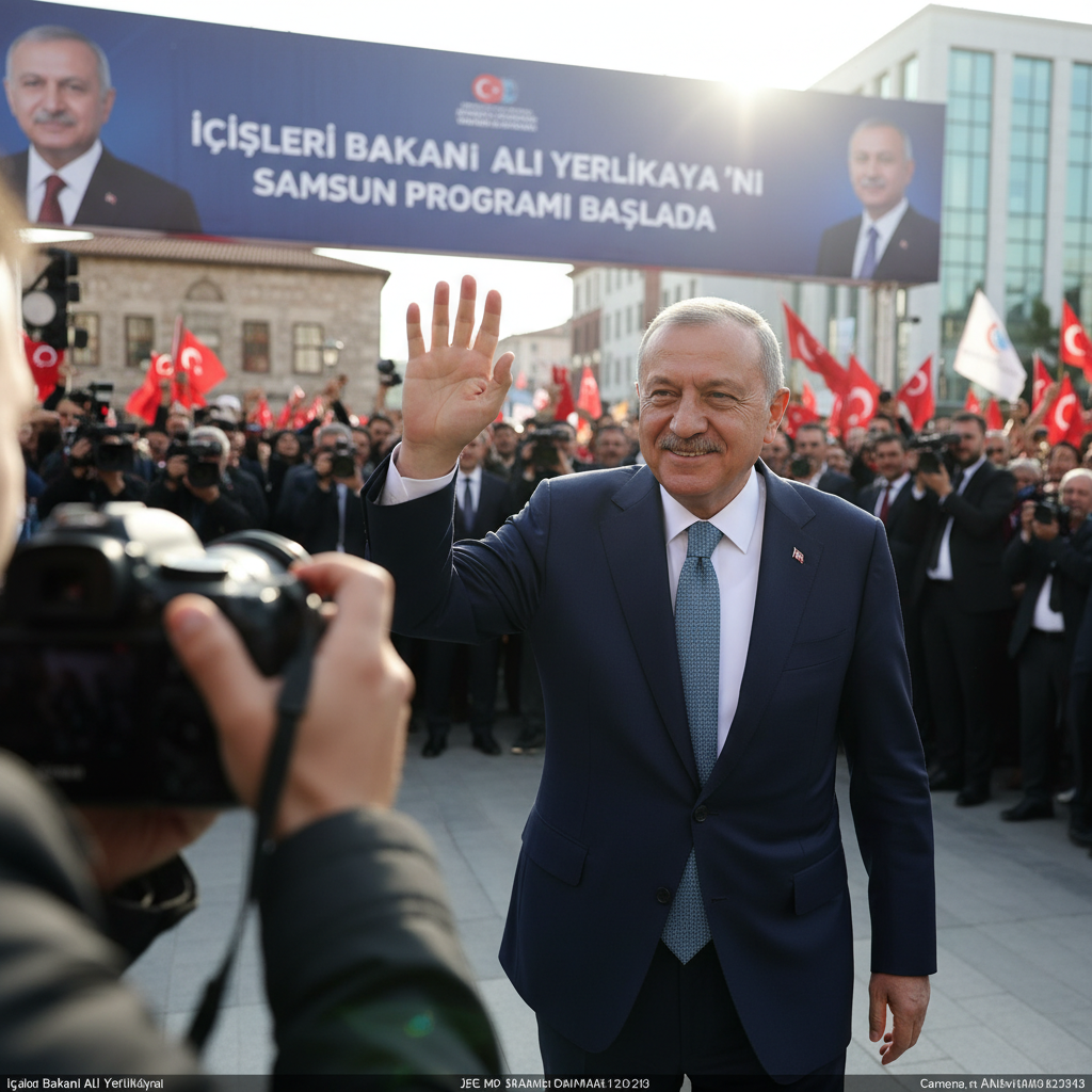 Icisleri Bakani Ali Yerlikayanin Samsun Programi Basladi gemini