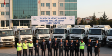 Ilkadimda hizmet hamlesi Belediye arac filosuna 10 yeni takviye gemini