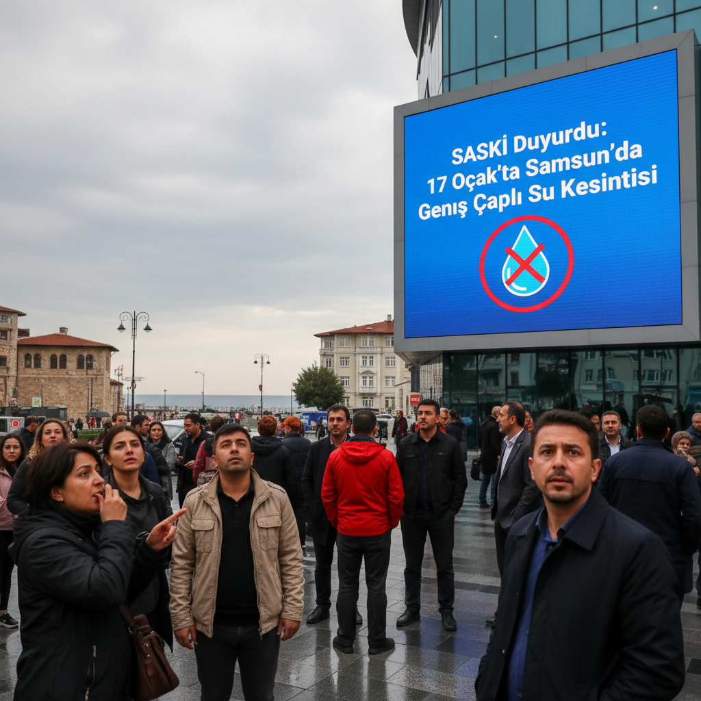 SASKI Duyurdu 17 Ocakta Samsunda Genis Capli Su Kesintisi gemini
