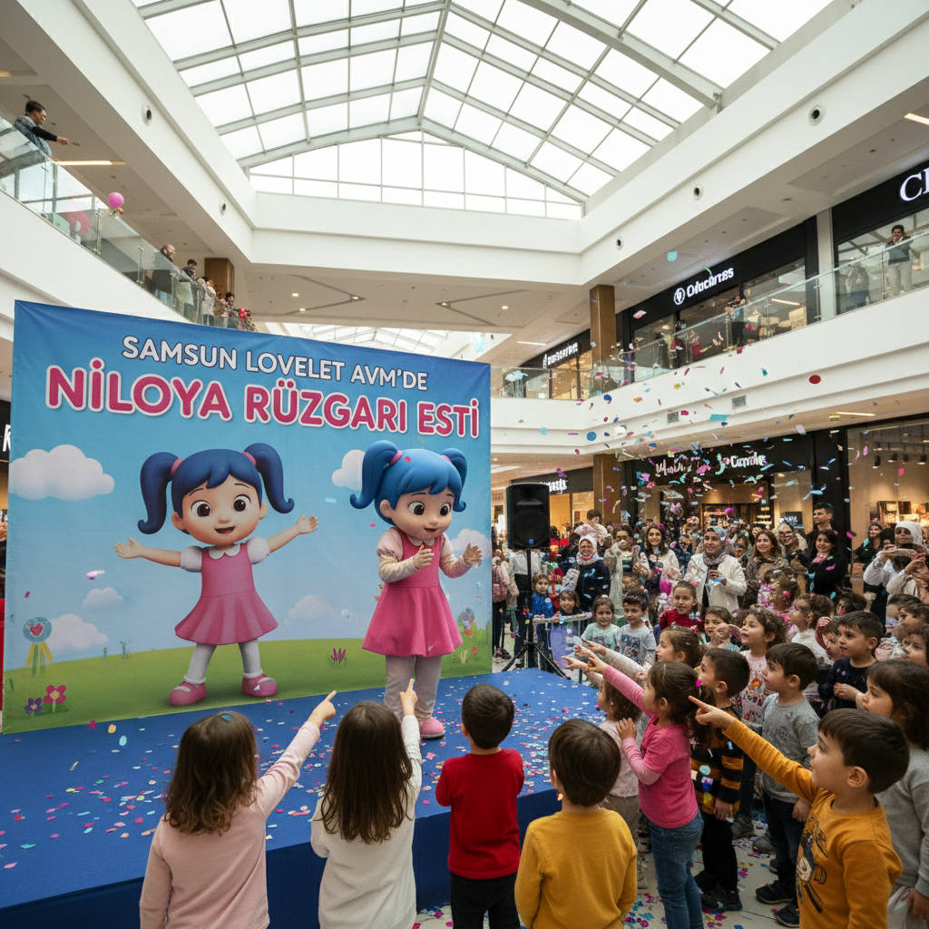 Samsun Lovelet AVMde Niloya Ruzgari Esti gemini