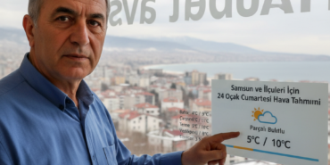 Samsun ve Ilceleri Icin 24 Ocak Cumartesi Hava Tahmini gemini