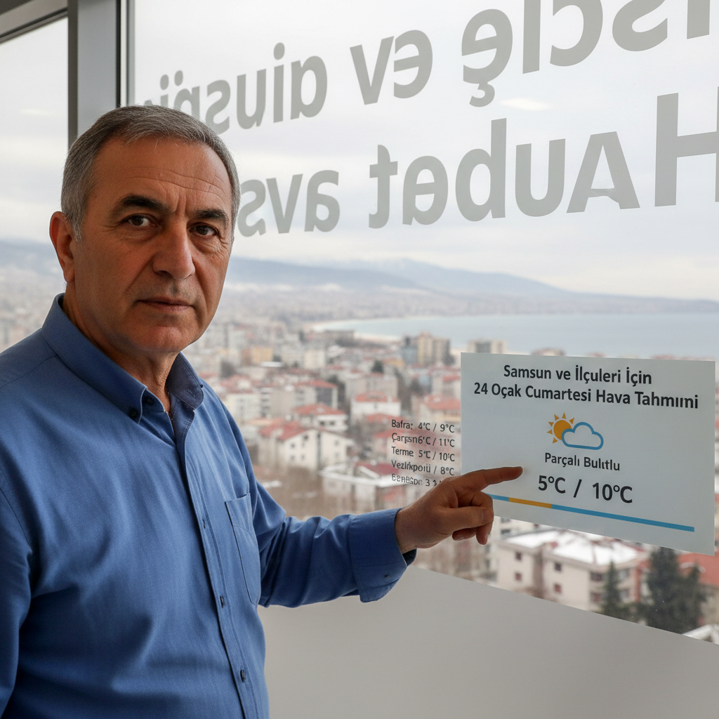 Samsun ve Ilceleri Icin 24 Ocak Cumartesi Hava Tahmini gemini