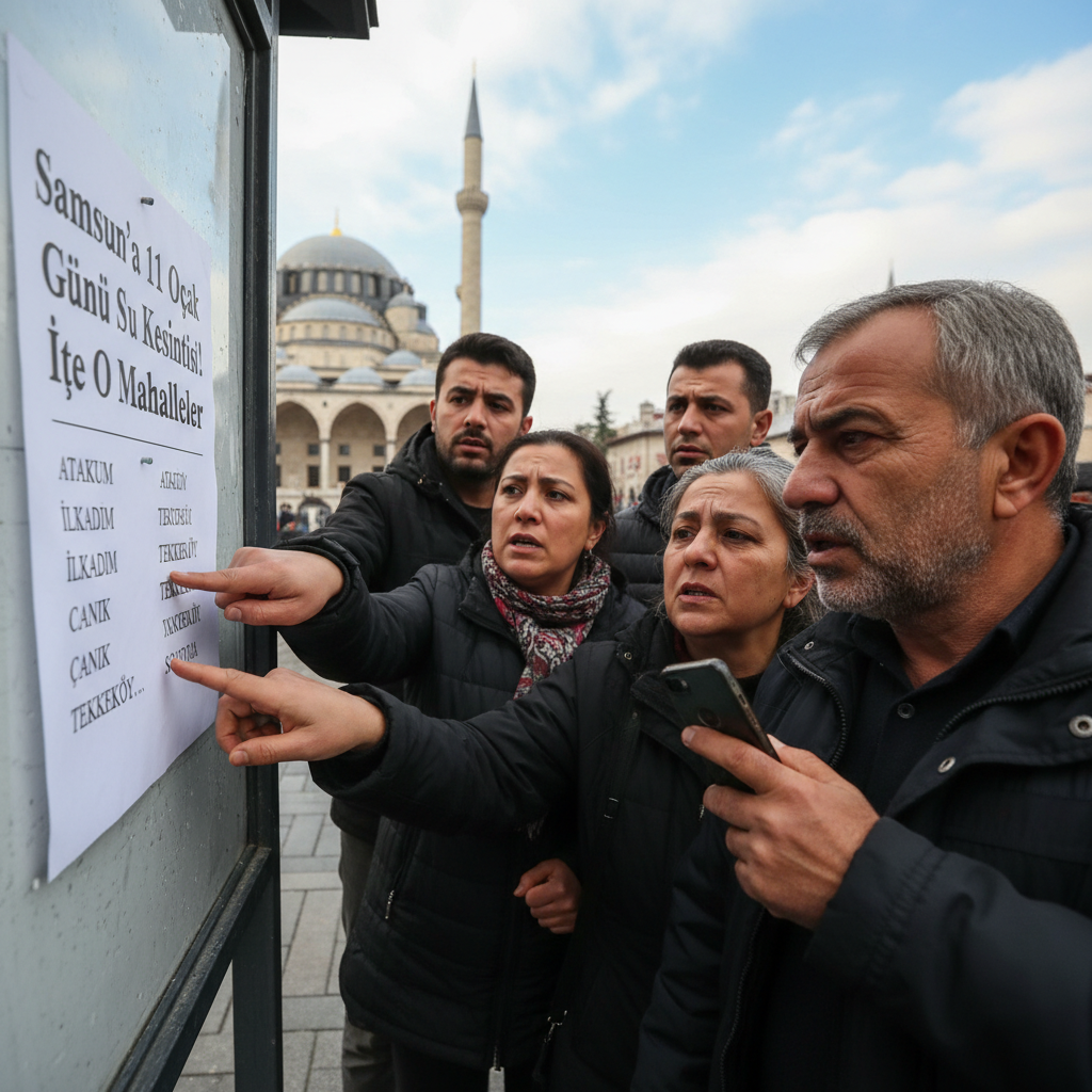 Samsunda 11 Ocak Pazar Gunu Su Kesintisi Iste O Mahalleler gemini