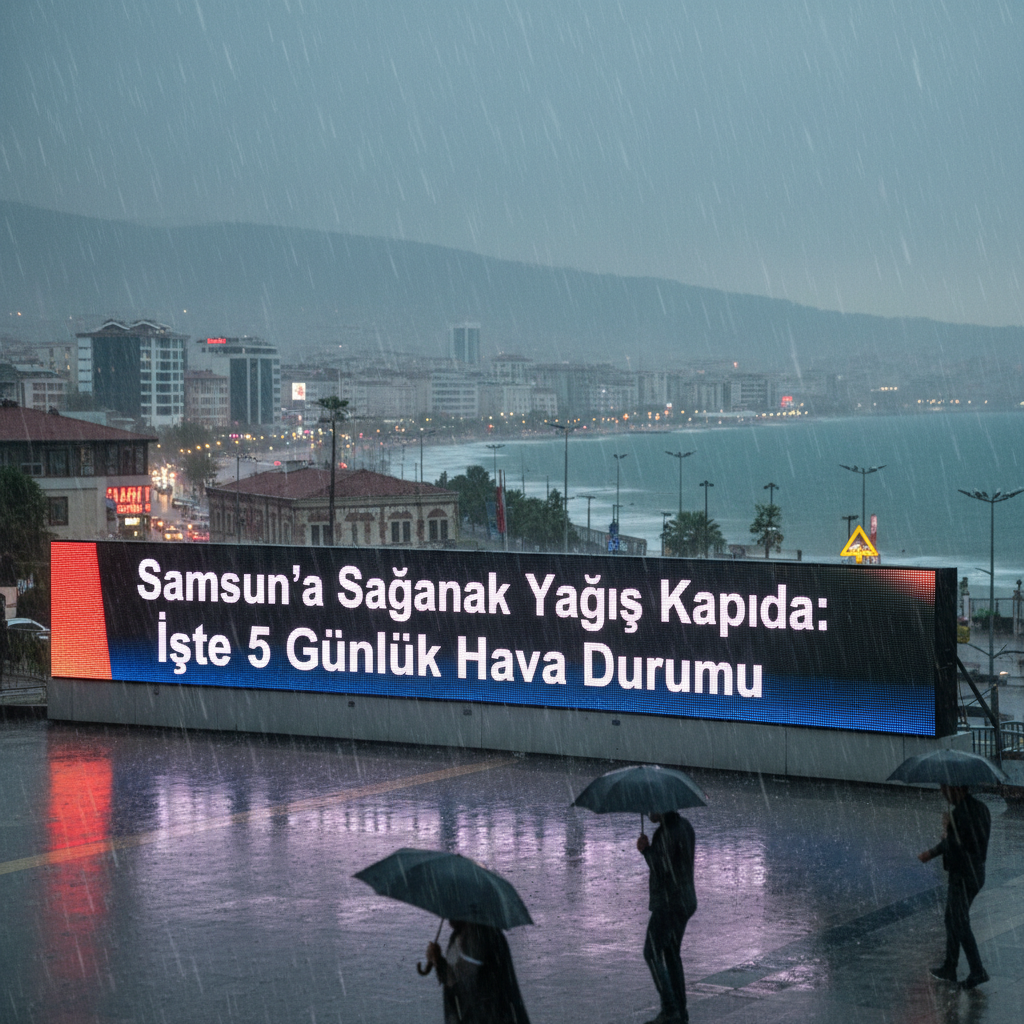 Samsunda Saganak Yagis Kapida Iste 5 Gunluk Hava Durumu gemini