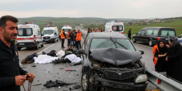 Samsunda cenaze donusu feci kaza Karsi seride gecip dehset sacti gemini