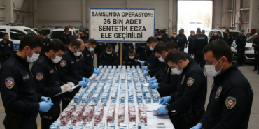 Samsunda operasyon 36 bin adet sentetik ecza ele gecirildi gemini