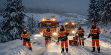 Yakakentte Kar Seferberligi Ekipler Gece Gunduz Sahada gemini