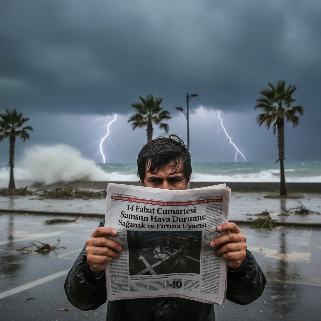14 Subat Cumartesi Samsun Hava Durumu Saganak ve Firtina Uyarisi gemini