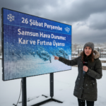 26 Subat Persembe Samsun Hava Durumu Kar ve Firtina Uyarisi gemini