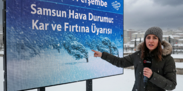 26 Subat Persembe Samsun Hava Durumu Kar ve Firtina Uyarisi gemini