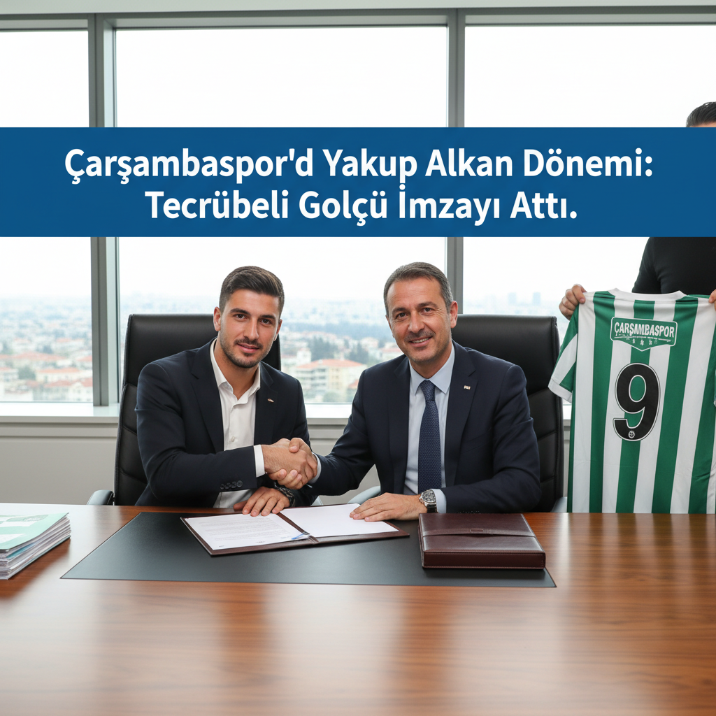 Carsambasporda Yakup Alkan Donemi Tecrubeli Golcu Imzayi Atti gemini