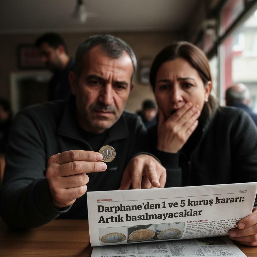 Darphaneden 1 ve 5 kurus karari Artik basilmayacaklar gemini