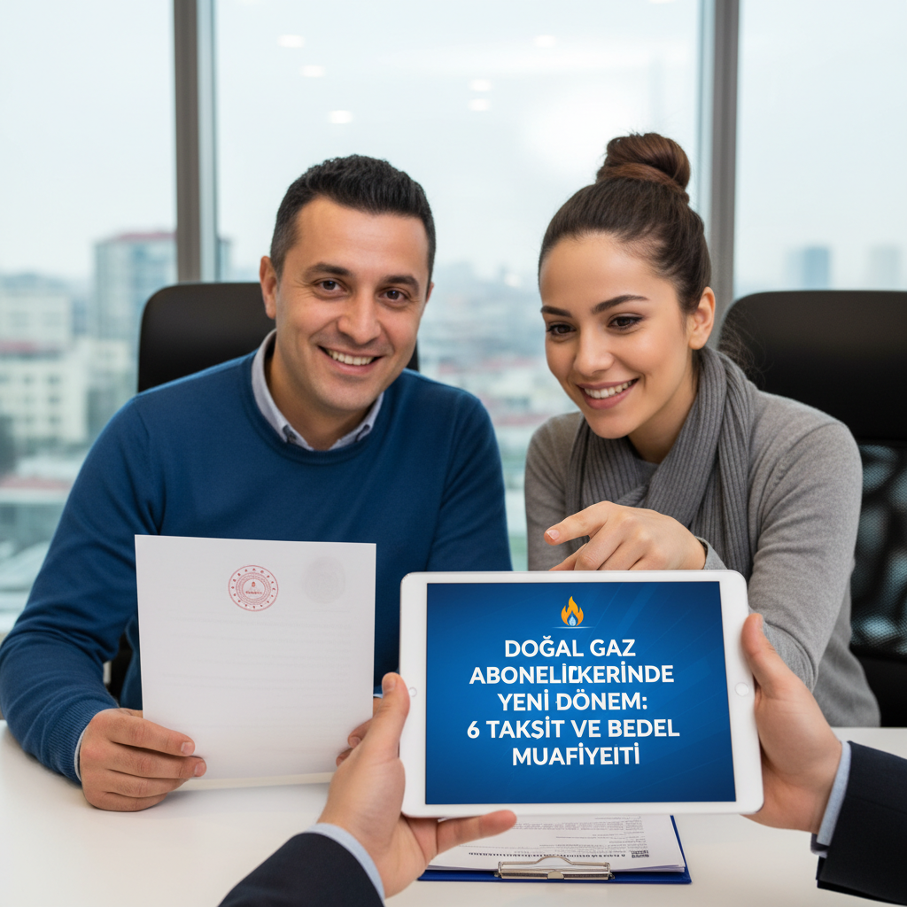 Dogal gaz aboneliklerinde yeni donem 6 taksit ve bedel muafiyeti gemini