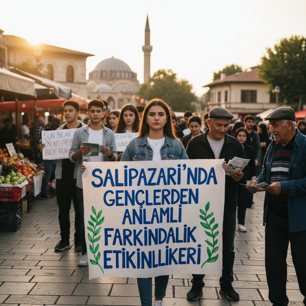 Salipazarinda Genclerden Anlamli Farkindalik Etkinlikleri gemini