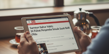 Samsun Sahur Vakti 26 Subat Persembe Imsak Saati Belli Oldu gemini