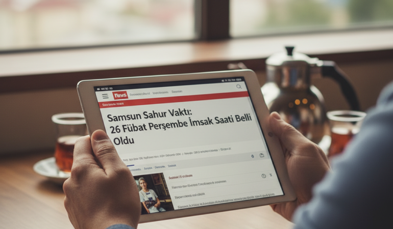 Samsun Sahur Vakti 26 Subat Persembe Imsak Saati Belli Oldu gemini