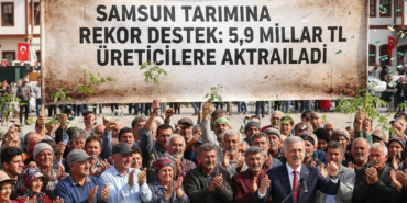 Samsun tarimina rekor destek 59 milyar TL ureticilere aktarildi gemini