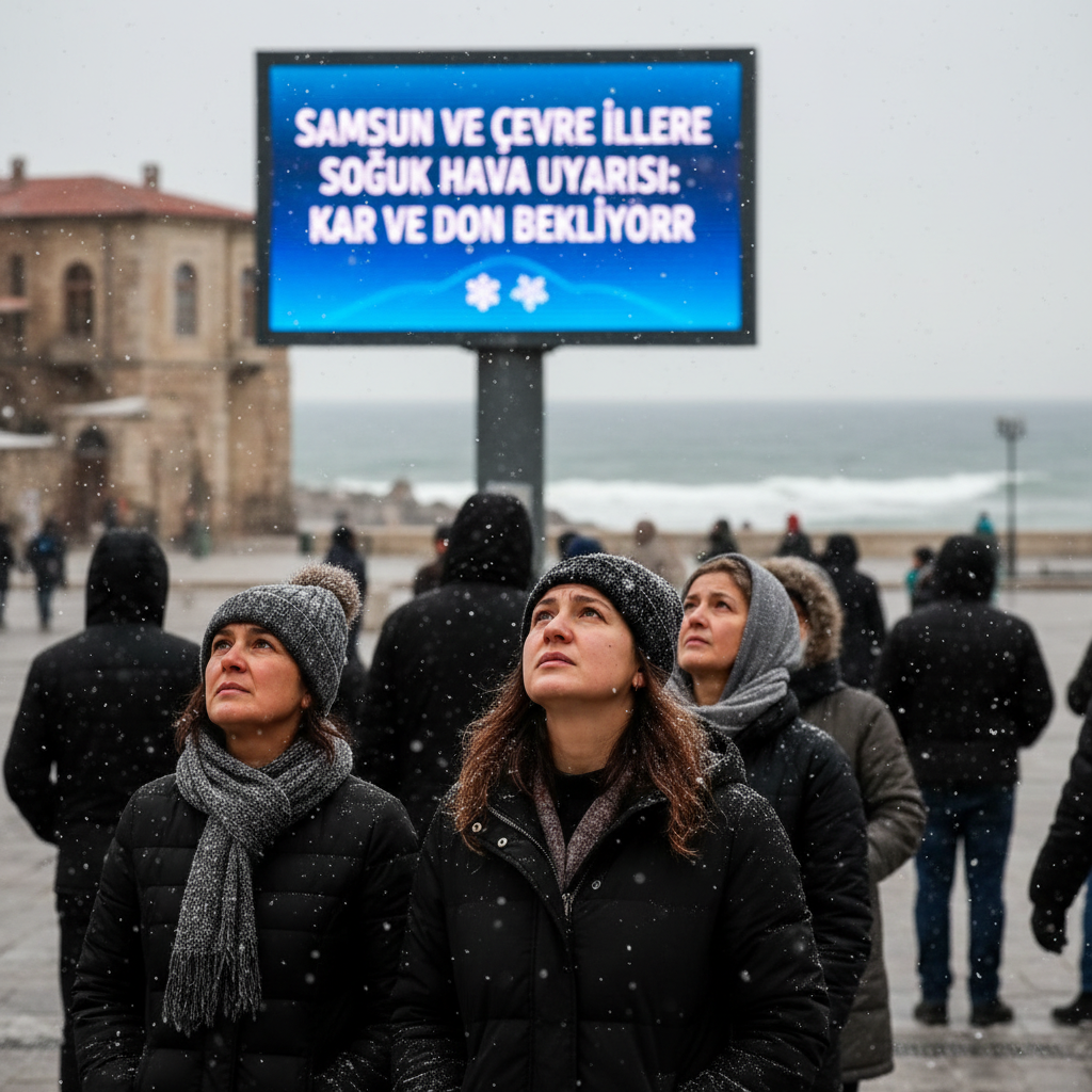 Samsun ve Cevre Illere Soguk Hava Uyarisi Kar ve Don Bekleniyor gemini