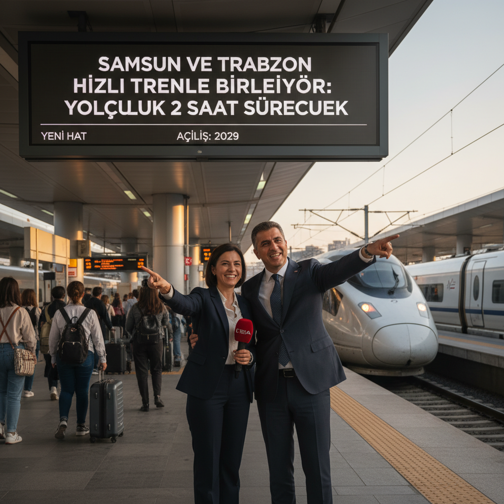 Samsun ve Trabzon Hizli Trenle Birlesiyor Yolculuk 2 Saat Surecek gemini