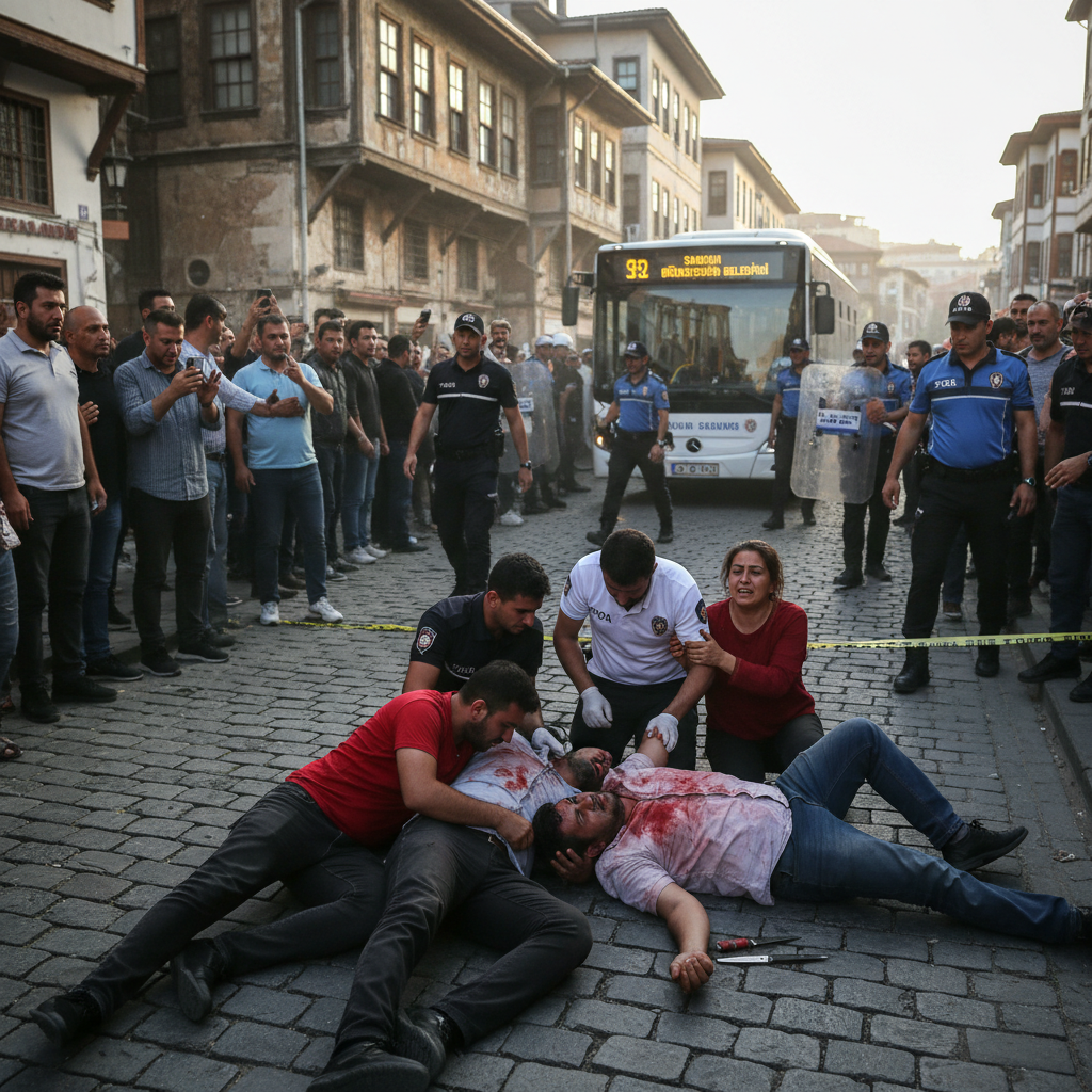 Samsunda Kufur Kavgasi Kanli Bitti 3 Kisi Bicaklandi gemini