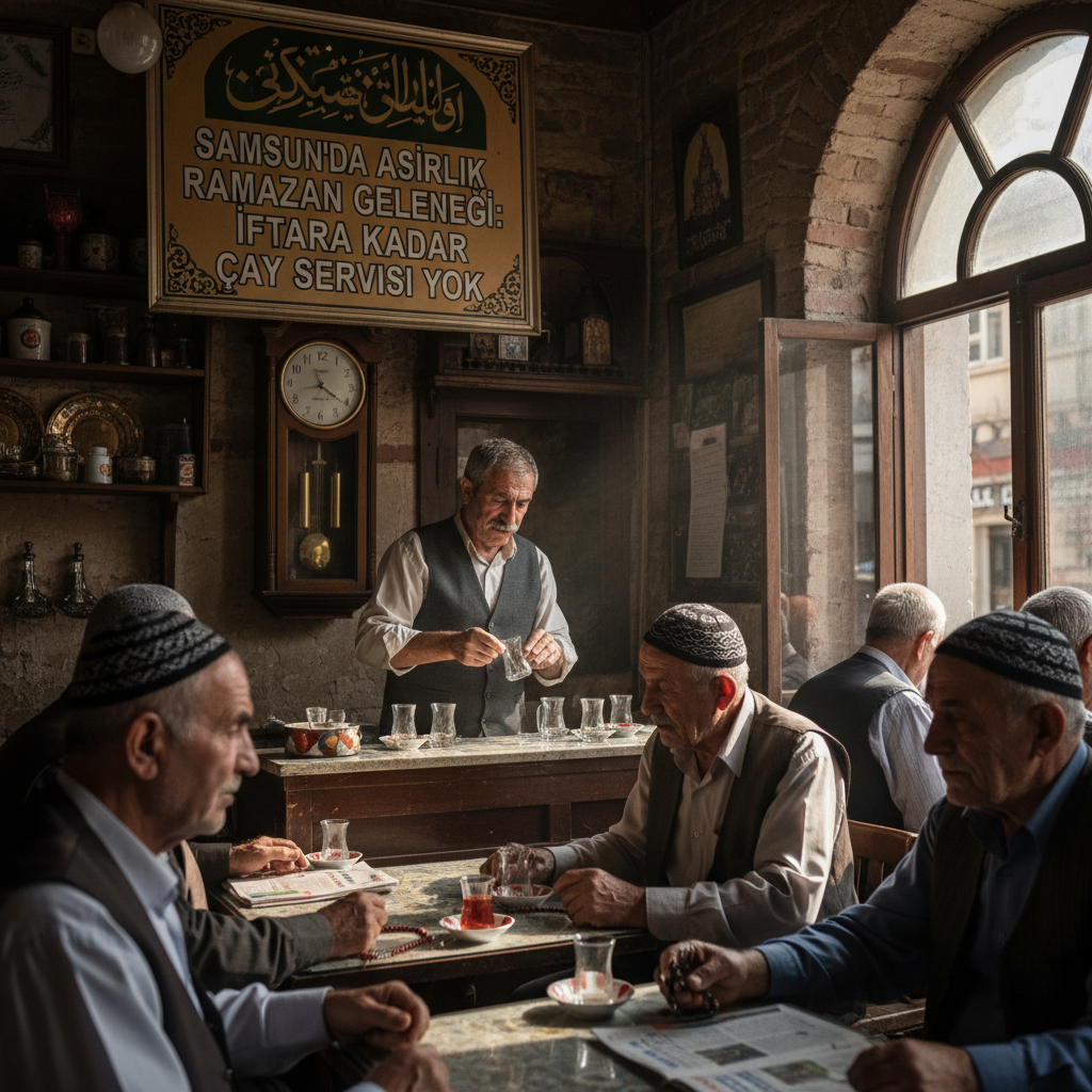 Samsunda asirlik Ramazan gelenegi Iftara kadar cay servisi yok gemini