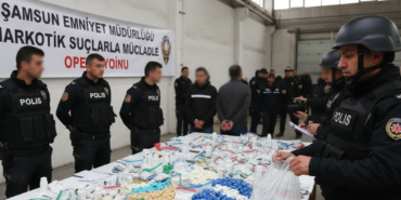 Samsunda dev narkotik operasyonu 9 binden fazla hap ele gecirildi gemini