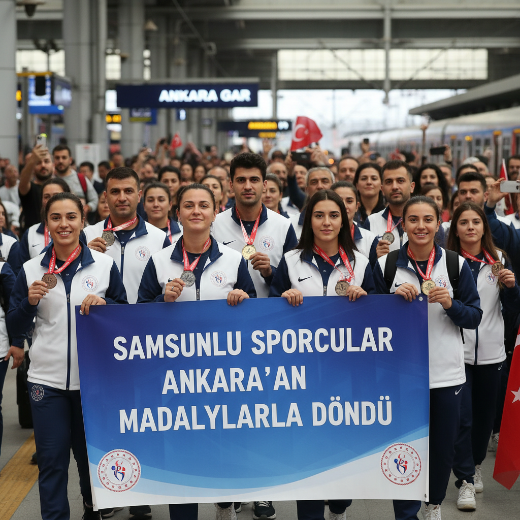 Samsunlu Sporcular Ankaradan Madalyalarla Dondu gemini