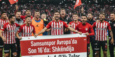 Samsunspor Avrupada Son 16da Shkendija Karsisinda 4 0lik Zafer gemini