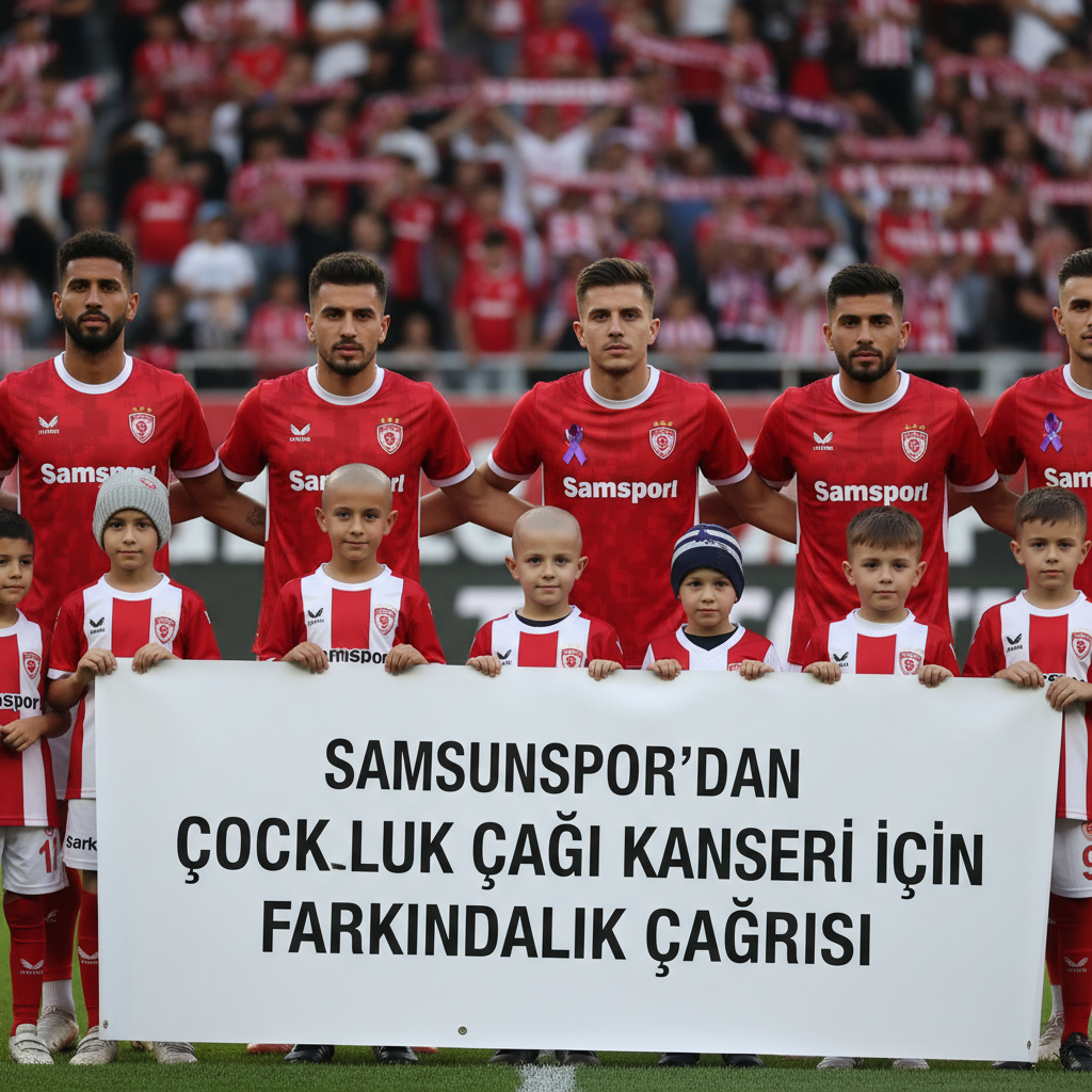 Samsunspordan Cocukluk Cagi Kanseri Icin Farkindalik Cagrisi gemini
