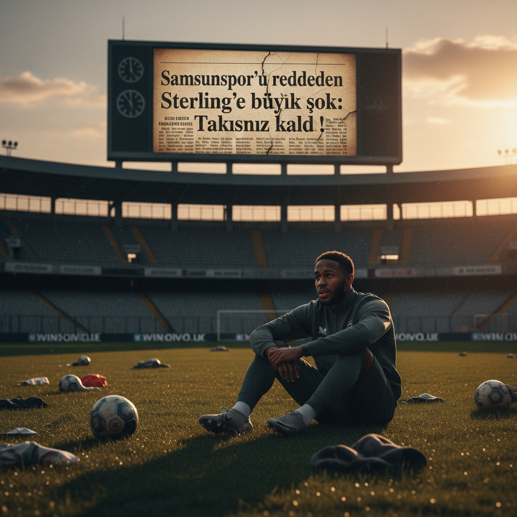 Samsunsporu reddeden Sterlinge buyuk sok Takimsiz kaldi gemini