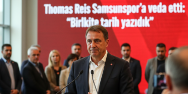 Thomas Reis Samsunspora veda etti Birlikte tarih yazdik gemini