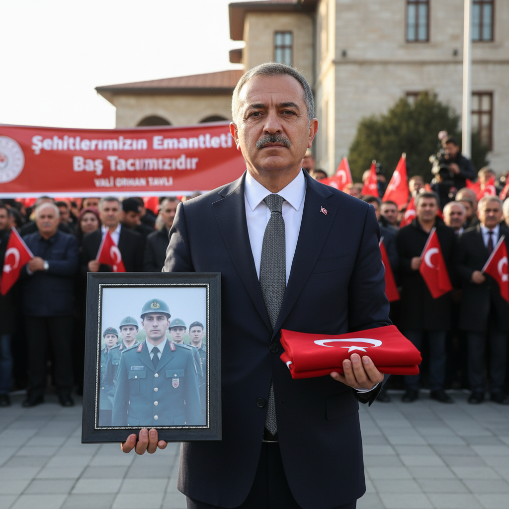 Vali Orhan Tavli Sehitlerimizin Emanetleri Bas Tacimizdir gemini