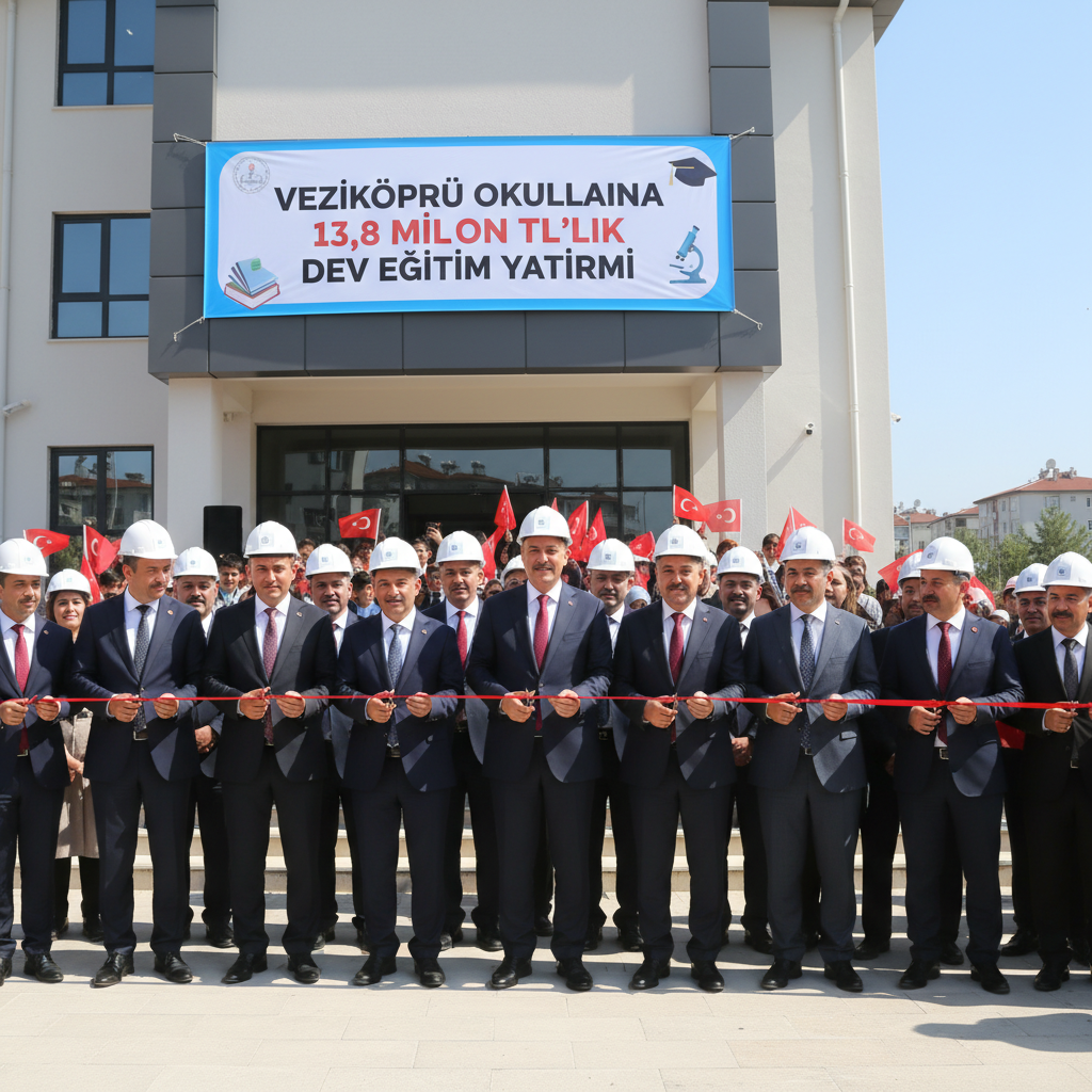 Vezirkopru Okullarina 138 Milyon TLlik Dev Egitim Yatirimi gemini