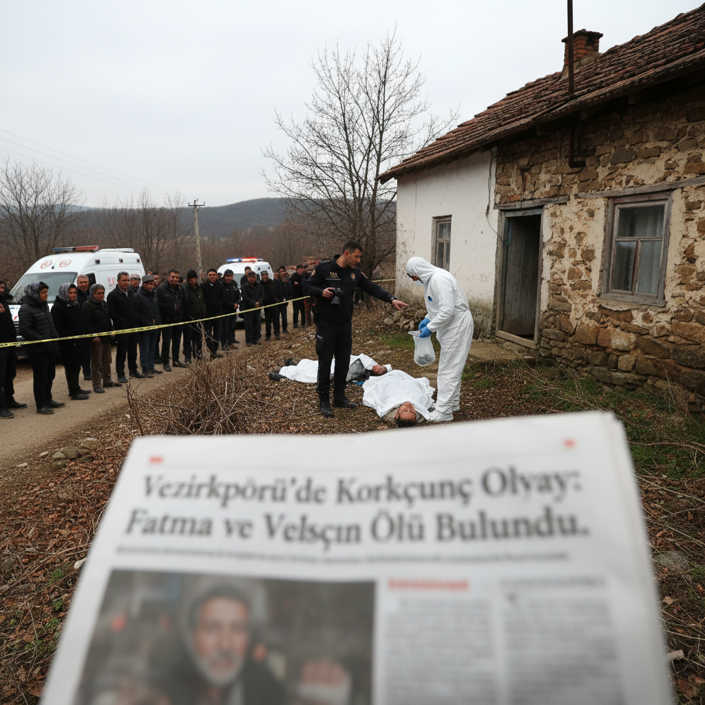 Vezirkoprude Korkunc Olay Fatma ve Veysel Yalcin Olu Bulundu gemini