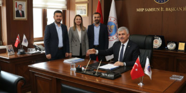 YAB PA Heyetinden MHP Samsun Il Baskani Burhan Mucura Ziyaret gemini