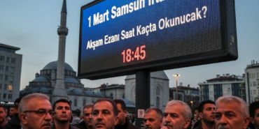 1 Mart Samsun Iftar Vakti Aksam Ezani Saat Kacta Okunacak gemini