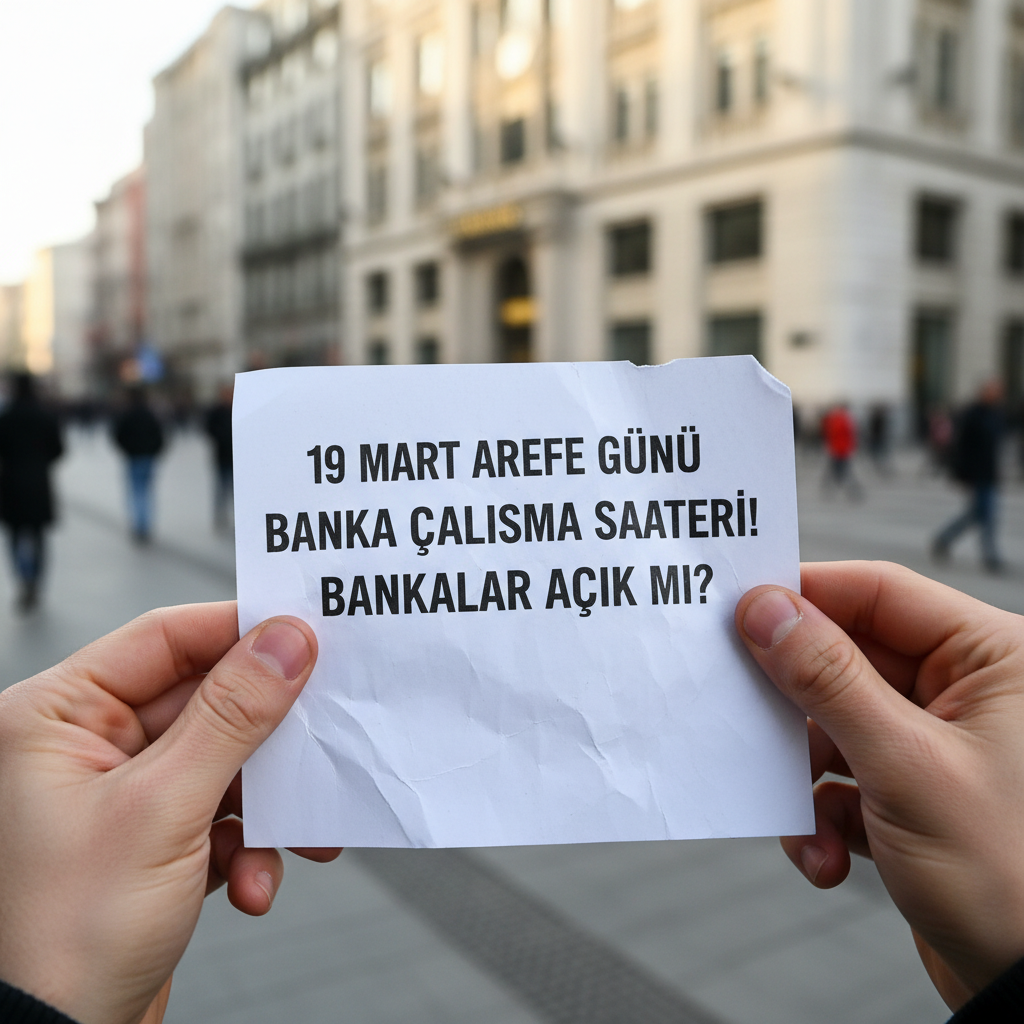 19 Mart Arefe gunu banka calisma saatleri Bankalar acik mi gemini