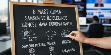 6 Mart Cuma Samsun ve Ilcelerinde Guncel Hava Durumu Raporu gemini