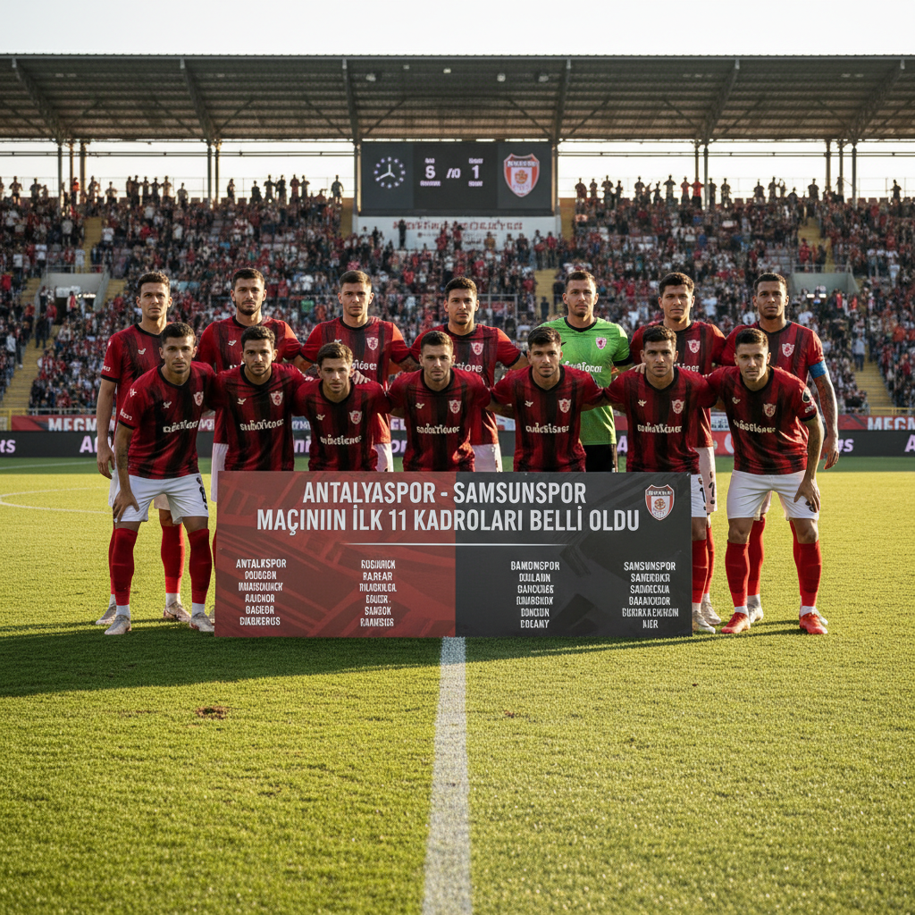 Antalyaspor Samsunspor Macinin Ilk 11 Kadrolari Belli Oldu gemini