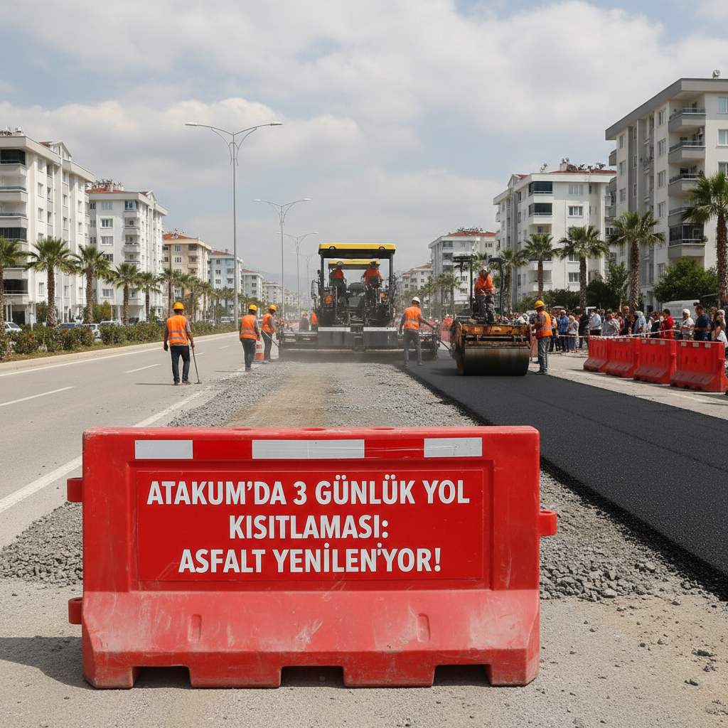 Atakumda 3 Gunluk Yol Kisitlamasi Asfalt Yenileniyor gemini