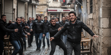 Bafrada silahli kavga Kacmaya calisan genci kursun yagmuruna tuttu gemini