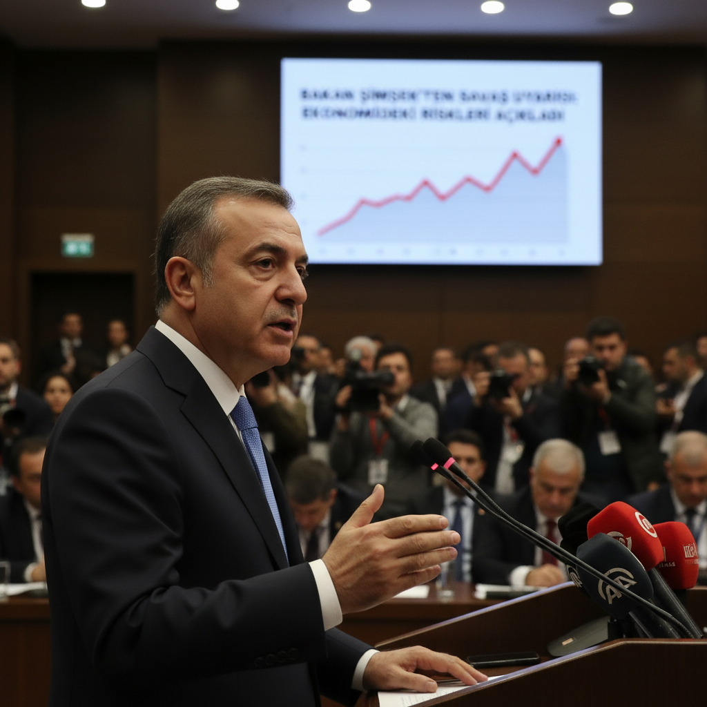 Bakan Simsekten savas uyarisi Ekonomideki riskleri acikladi gemini