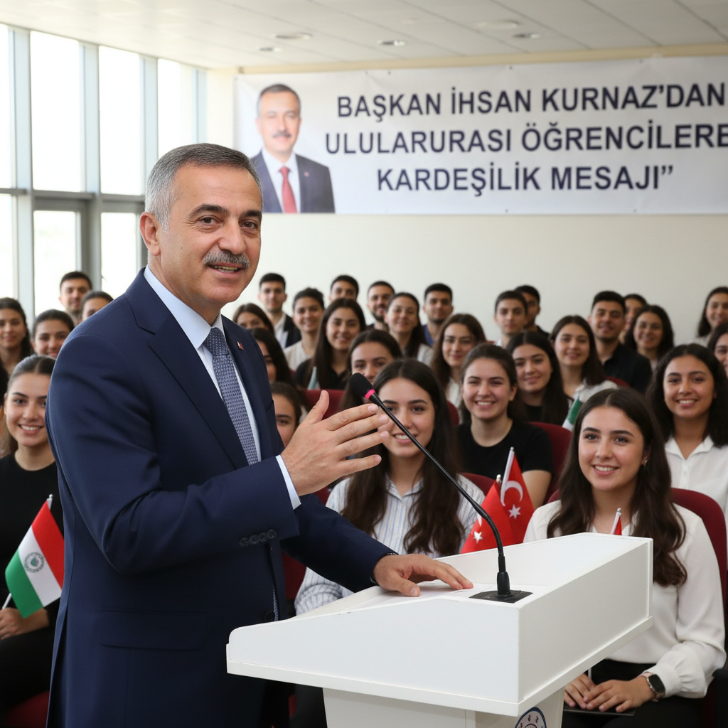 Baskan Ihsan Kurnazdan uluslararasi ogrencilere kardeslik mesaji gemini